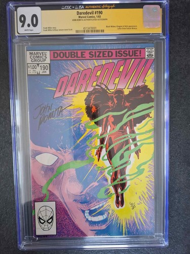 Daredevil 190 cgc 0 signed - #190,