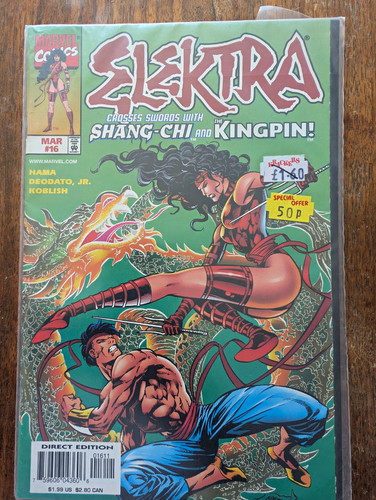 Marvel comics elektra 16 - marvel,