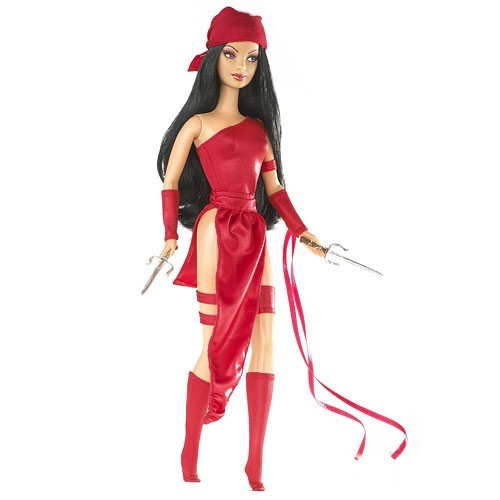 Barbie elektra marvel - -,